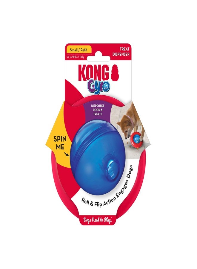 KONG Gyro - Interactive Dog Toy for Treat Dispensing - Dog Slow Feeder for Healthy Eating - for Small Dogs - Image 1